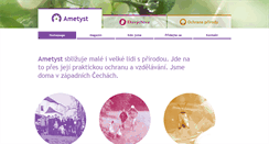 Desktop Screenshot of ametyst21.cz