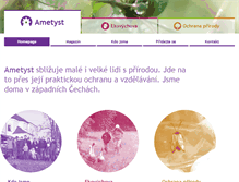 Tablet Screenshot of ametyst21.cz